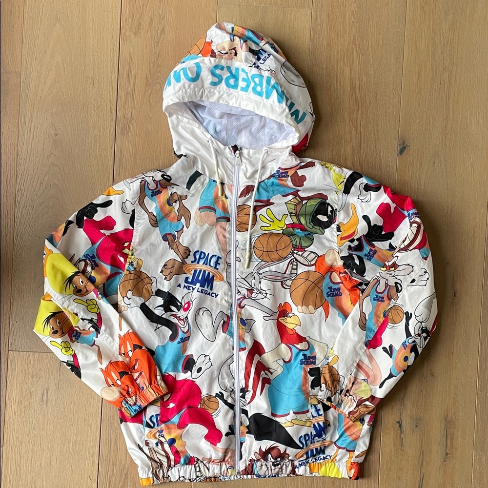 Members Only Looney Tunes Windbreaker, SPACE JAM NEW LEGACY, Adult Small